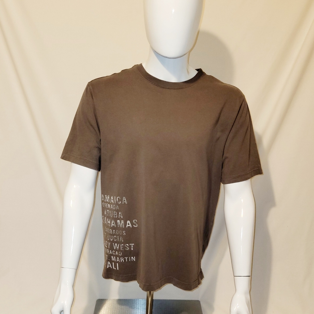~Caribbean~ Men's Short Sleeve 100% Cotton T-shirt